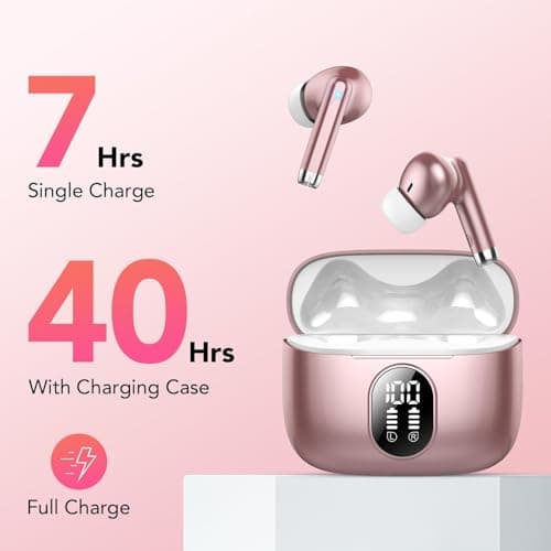 QXQ S26 Wireless Earbuds, In Ear Noise Cancelling Bluetooth 5.4 Headphones — view 6