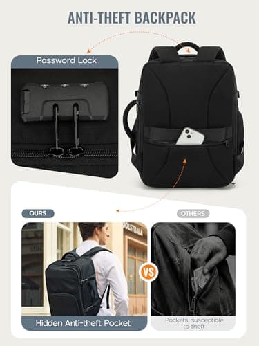 Telura for Ryanair Cabin Bags 40x30x20, Expandable Travel Backpack — view 4