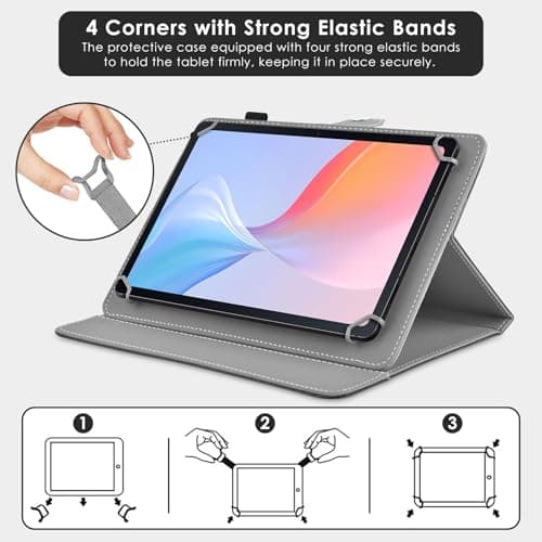 KATUMO Universal Case for 11 inch Android Tablet, Black — view 4