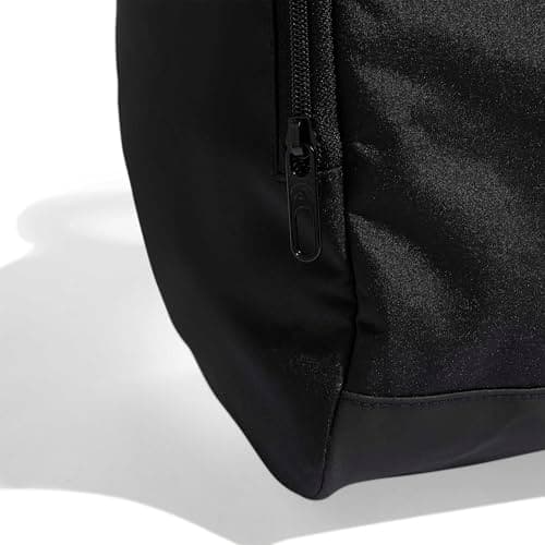 adidas Unisex Essentials Linear Duffel Bag Duffel Bag, Black/Black/White, M — view 5