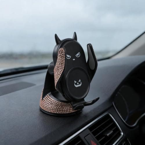 Bling Car Phone Mount Suction Cup Dashboard(White) — view 5