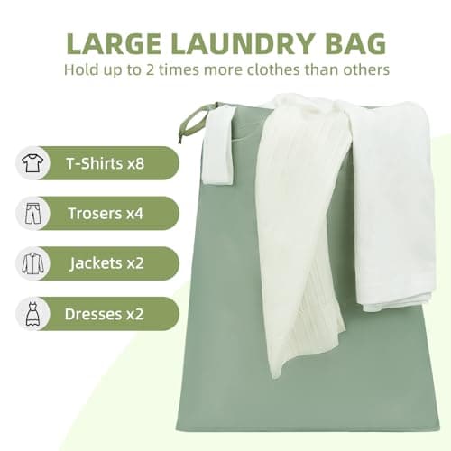 BAGAIL 8 Set Packing Cubes Various Sizes Packing Organizer for Travel Accessories Luggage Carry On Suitcase - Matcha Green — view 5