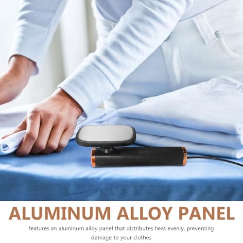 Portable Mini Handheld Travel Iron, Aluminium Alloy Plastic, Quick Preheat — view 3