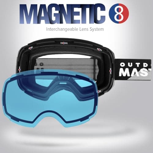 OutdoorMaster Ski Goggles PRO - Frameless, Interchangeable Lens 100% UV400 Protection Snow Goggles for Men & Women — view 2