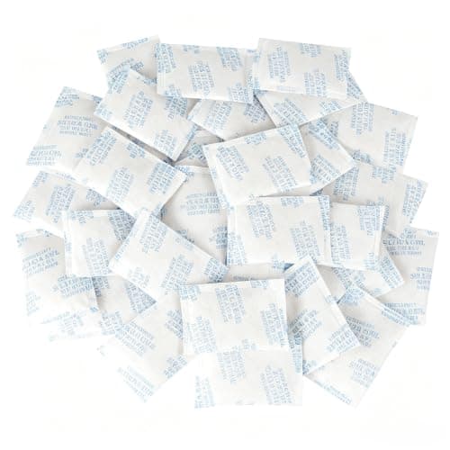 32pcs Silica Gel Desiccant Packets, 10g Moisture Absorber Sachets