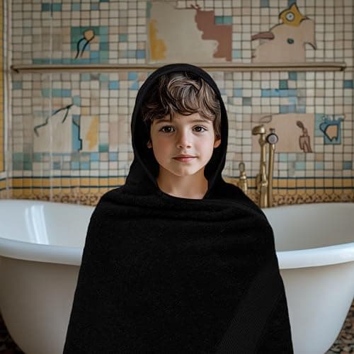 ORIGINAL KIDS Hooded Bath Towel - 100% Cotton 500 GSM Plush Kids Towel — view 2