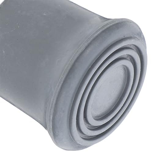4 Pack Rubber Replacement Feet for Toilet Chair and Walking Cane — view 3