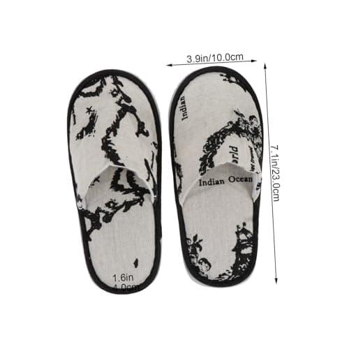 Anneome Children Disposable Hotel Slippers, Cloth, Non-Skid, 2 Pairs — view 3