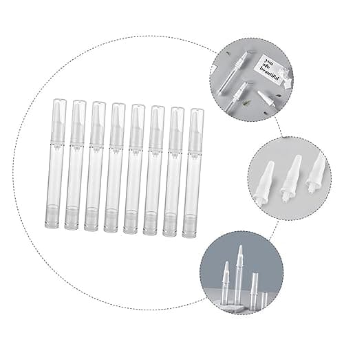Ipetboom 8 Pack 15ml Plastic Airless Pump Eye Cream Bottles, Refillable Vacuum Containers for Moisturisers and Creams, Portable Cosmetic Dispensers for Travel — view 4
