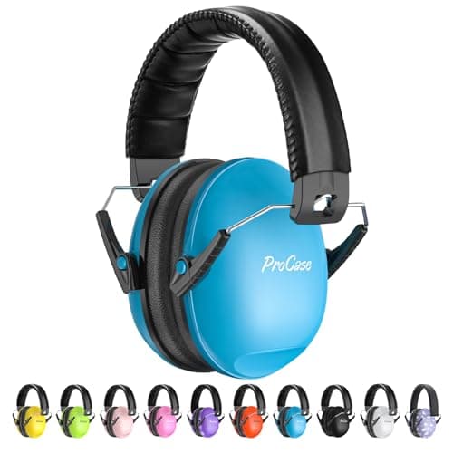 ProCase Ear Defenders for Children/Toddlers 3-16 Years SNR 27dB -Blue