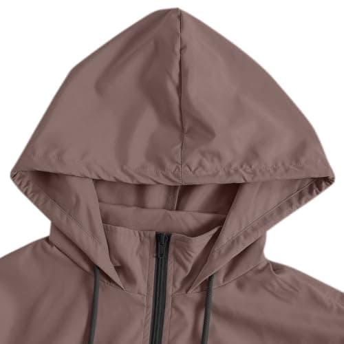 Jacket for Women UK Ladies Waterproof Coat Lightweight Windbreaker — view 6