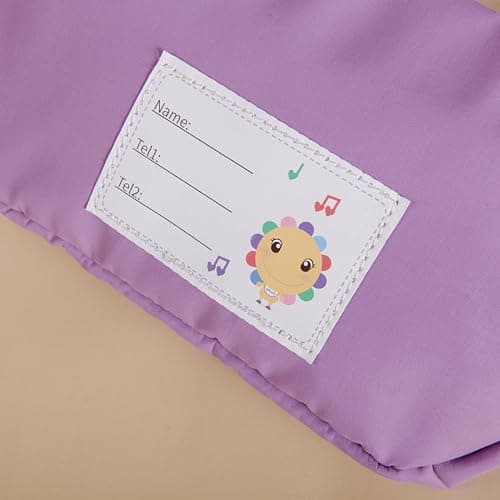 SUNVENO Baby Fanny Pack Waist Bag for Kids Boys Girls Great Gift for Toddlers in Kindergarten （Purple Deer） — view 4