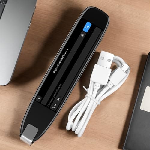 Scanning Translator Pen - Translator Scan Reader Pen for Dyslexia - 142 Language Electronic Dictionaries Text to Speech Scanner Reading Tools for Learners Students — view 2