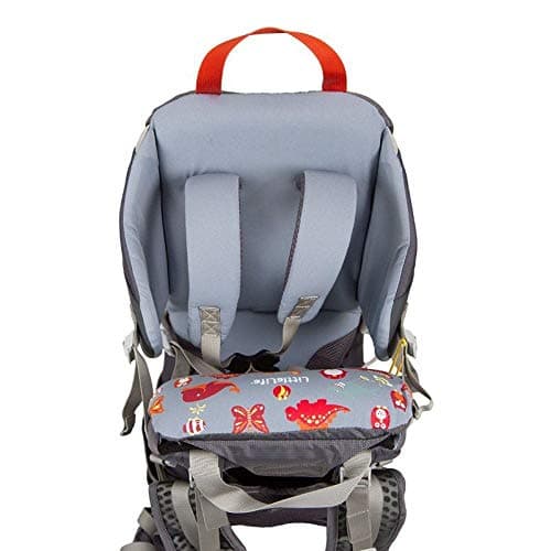 LittleLife Cross Country S4 Child Carrier | Baby Carrier, Grey, One Size — view 3