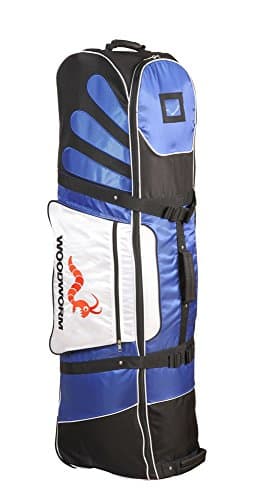 Woodworm Golf Deluxe Travel Cover With Wheels : Blue — view 3