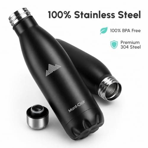 Insulated Stainless Steel Water Bottle 500 mL Leakproof BPA Free — view 5