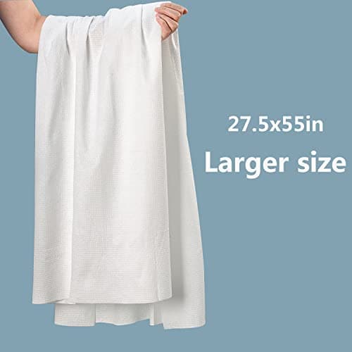 Peachicha Disposable Bath Towels Body Towel,Big Towels for Travel,Hotel, Trip, Camping, Soft Towel Set Inch 6 Pack — view 5