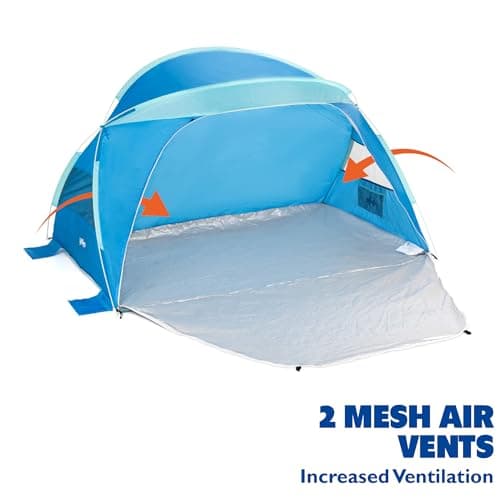 Yello Quick-Open Beach Shelter, 2-4 Person Lightweight Family Sun Shade — view 5