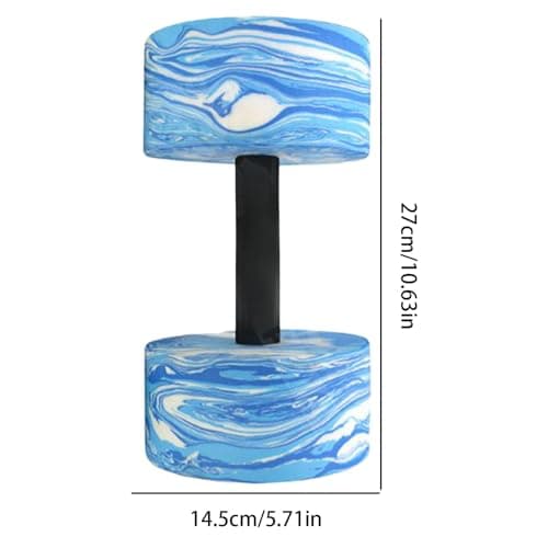 Aquatic Aerobic Dumbbell - Aquatic Training Tools, Swimming Strength Set, Flotation Device | Lightweight Foam Floating Fitness, Durable Gym Equipment, Travel & Vacation — view 5