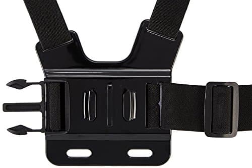 Amazon Basics Adjustable Chest Mount Harness for GoPro and Action Cameras, Lightweight & Comfortable, Black — view 5