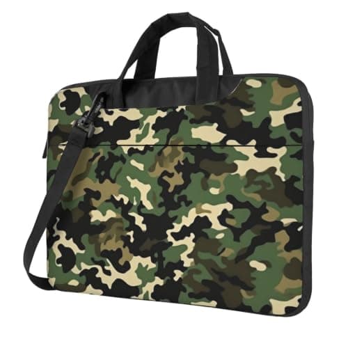 XOPEKVLAWM Laptop Bag 14 inch Shockproof Protective Cover Camo Laptop Sleeve Case Computer Carrying Bag