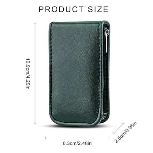 6PCS Manicure Set, Portable Grooming Kits for Facials, Dark green — view 3