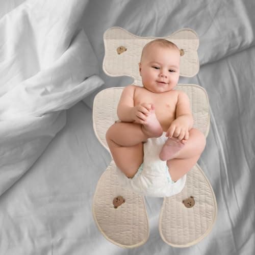 Car Seat Cover - Cotton Cooling Pad, Stroller Breathable Mat Gear Set — view 2