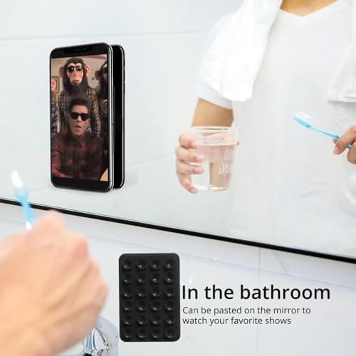 Silicone Suction Cup Phone Mount Hands-Free Anti-Slip Square — view 5