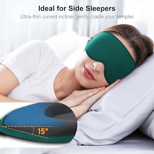 Gritin 100% Blackout Sleep Mask for Women & Men-Zero Eye Pressure Eye Mask — view 4