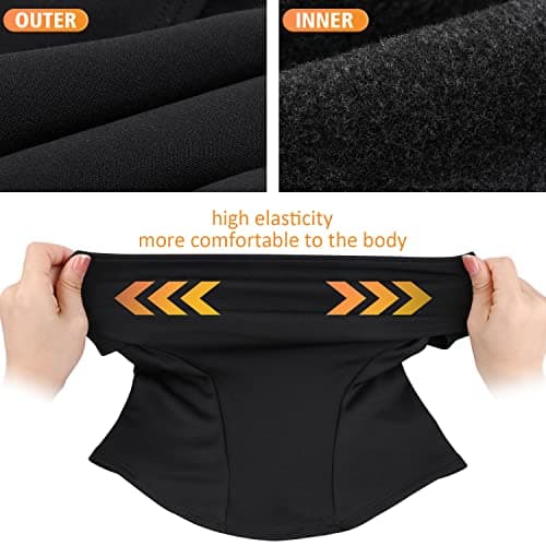 HEGCOIIE Winter Balaclava for Men Women Windproof Ski Mask Warm Face Cover Mask Outdoor Sports Cycling Snowboarding Skiing Motorcycle Bicycle Black — view 3