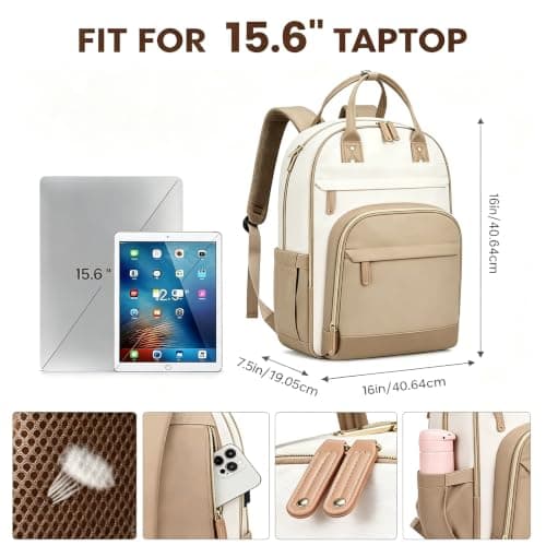 TORISKY Baby Changing Bags, Large Diaper Bag Nappy Backpack for Parents — view 5
