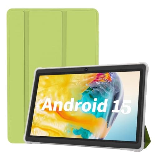 VASOUN 7 inch Android 15 Tabelts, Tablet PC with 8GB(3+5GB Expand) RAM, 32GB ROM, Penta Core Processor, GMS Certified WiFi Dual Camera, Portable (Green)
