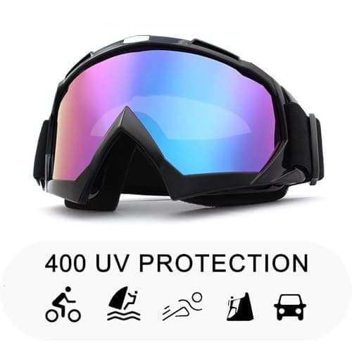 GWAWG Adult Snow Ski Goggles,Wide View Snowmobile Goggle,Cycling Motorcycle Snowmobile Ski Goggles,Unisex Snow Goggles Windproof for Youth,Teens,Men & Women — view 4