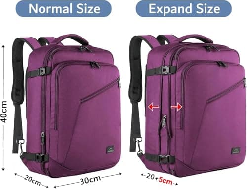 MATEIN Ryanair Cabin Bags 40x30x20 Underseat, Travel Rucksack Cabin Size — view 2