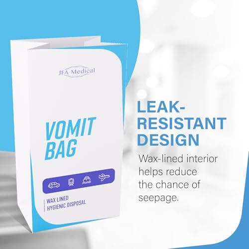 JFA Medical Disposable Travel Sick/Vomit Bags – Pack of 10 — view 6