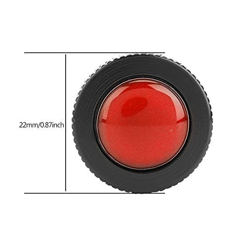 Mini Quick Release Plate, Aluminium Alloy Round, Quick Release Plate for Compact Action Tripod (Red) — view 4
