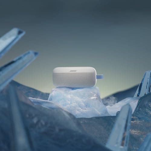 Bose SoundLink Flex Portable Bluetooth Speaker (2nd Gen), Small Portable Wireless Outdoor Speaker with Hi-Fi Audio, Up to 12 Hours Battery Life, Waterproof and Dustproof, Fog Grey - Limited Edition — view 3