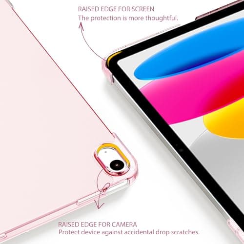 EasyAcc Case for iPad (A16) 11th/10th Generation 2025/2022, Light Pink — view 4