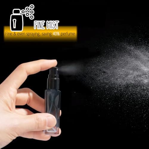 Aieino 5PCS 10ml Travel Perfume Atomiser Refillable Leakproof Glass Bottle — view 4