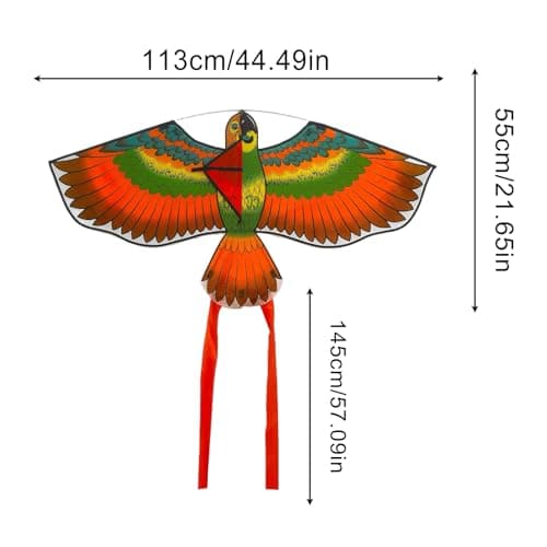 Eagle Kite – Large Outdoor Flying Toy, Lightweight Interactive Kids Kite, Fun Backyard Beach Sport Toy-| Boys Girls Travel And Sports Activity-For Park, Garden, Beach, And Outdoor Play — view 6