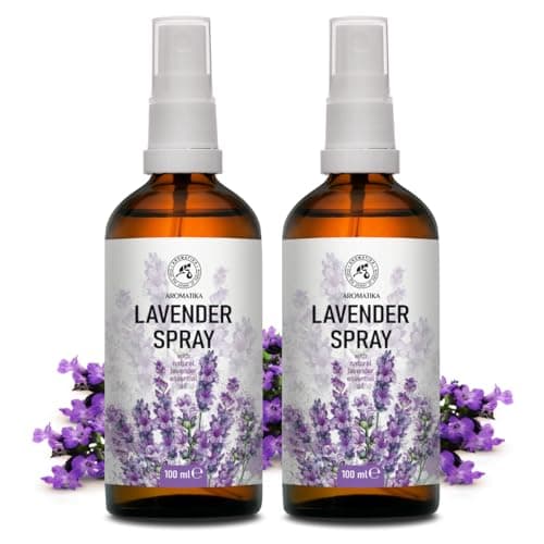 Lavender Sprays 2x100 ml - 100% Pure Lavender Essential Oil - Room Spray Mist for Aromatherapy - Great for SPA Yoga - Pillow Spray for Relaxation - Good Sleep — view 2
