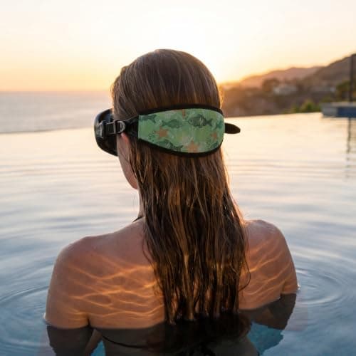 GATHINESS Neoprene Dive Mask Strap Cover for Snorkeling and Scuba Diving — view 6