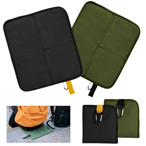 Merzio 2-Pack Folding Sit Mat, Portable Seat & Waterproof Seat Cushions