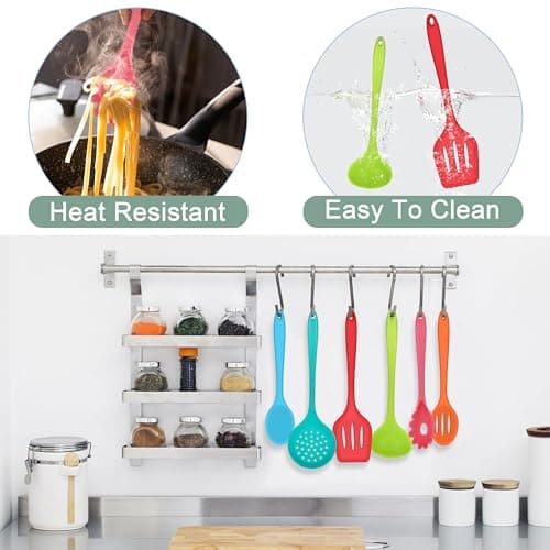 Onader Kitchen Utensils Set, 6 Piece Silicone Cooking Utensils Set — view 5