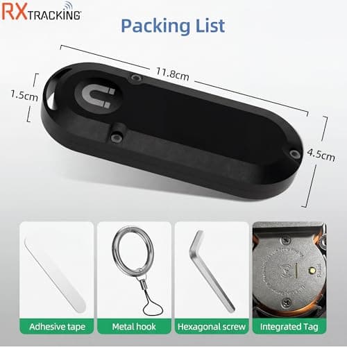 Ultra Long Life Tracker Tag | No Subscription – Works with Apple Find My | 2x AA Battery (14x Longer Life than CR2032) | Vehicle, Car, Bike, Scooter, Motorhome, Caravan, Van, Luggage — view 5