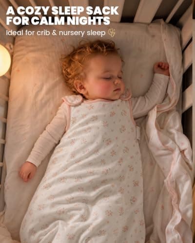 WYTbaby Baby Sleeping Bag 1 Tog 100% Cotton — view 2