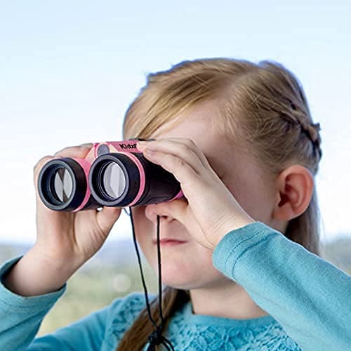 Adventure Kidz Outdoor Exploration Kit, Children’s Binoculars, Flashlight, Compass, Fox Whistle, Magnifying Glass, Backpack. Great Gift Set for Educational, Pretend Play, Ages 3+ Boys Girls (Pink) — view 4