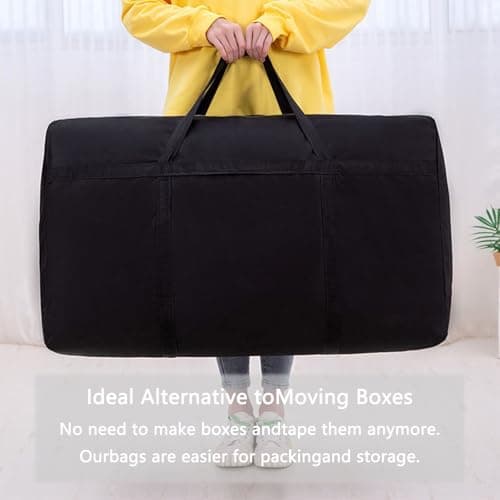 Hao Zhu moving bags 2 Pack 100L Per Bag Storage Bags with Zips — view 5