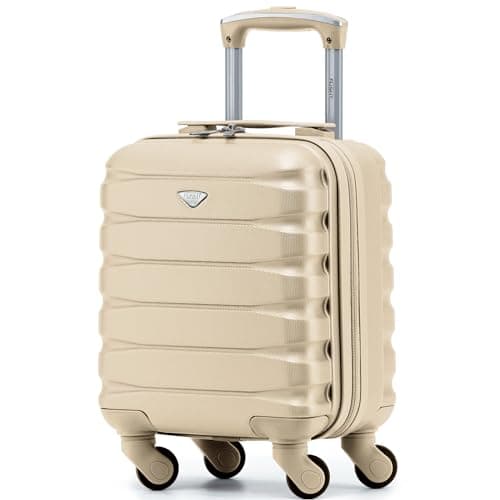 Flight Knight 40x30x20 Cabin Bag for Wizz Air, Carry On Suitcase for Over 100 Airlines, Maximum Size for Vueling, Lightweight Small Durable Cabin Bag, ABS Hard Shell, 10 KG Hand Luggage