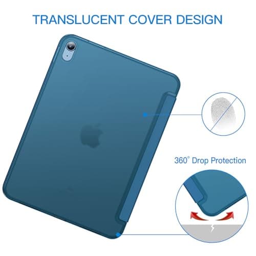 JETech Case for iPad (A16) 11th/10th Gen, Teal — view 4